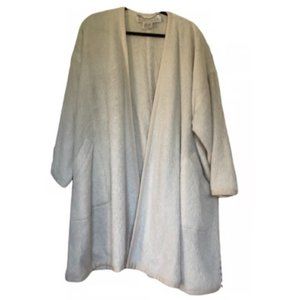 Vintage 90's ESCADA by Margaretha Ley Ivory Swing Coat